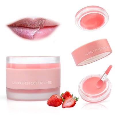 China Cute Hydrate Berry Fruity Pink Kids Lip Sleeping Mask Balm OEM Private Label Moisturizer For Chapped Lip for sale