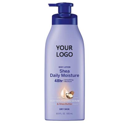 China Private Label Deep Moisturizing Nourishing Nourishing Shea Butter Body Lotion For Dry Skin for sale