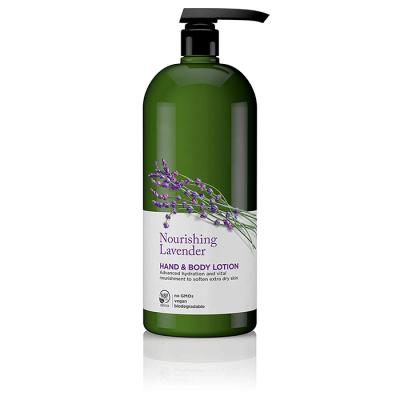 China Wholesale Customized Nourishing Lavender Natural Organic Nourishing Hand Body Lotion for sale