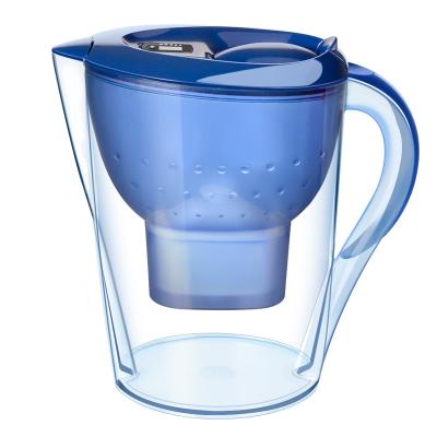 China Hotel 3.5L BPA Free Alkaline Activated Carbon Drinking Water Purifier Filter Water Filter Pitcher 2021 for sale