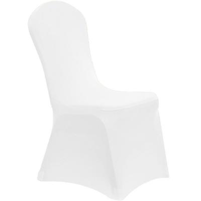 China Simple Spandex Stretch Wedding Chair Covers Slipcovers Protector For Salon Wedding Banquet Party Hotels Restaurants for sale