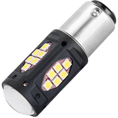 China ledshare 45W 12-40V 3030 p21w red amber t20 s25 3157 1156 1157 auto light bulb 1157-30smd-3030-len for sale