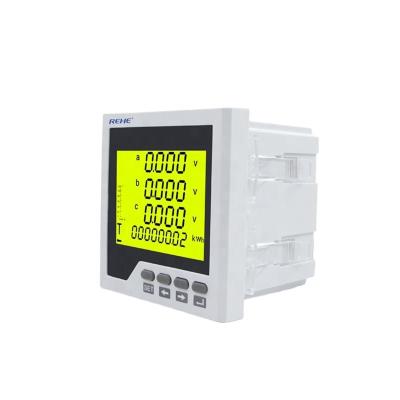 China Digital Power Factor Meter Power Meter COS meter Multi-functions meter 96*96 for sale