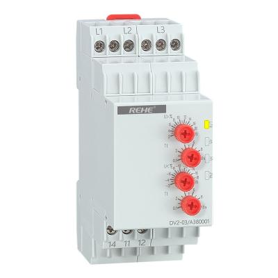 China DV2-03 Industrial Three Phase Voltage Protector Voltage Monitor Relay for sale