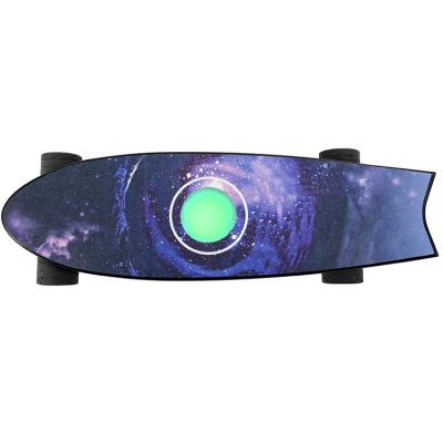 China Dropship fish amplified double belt e-skateboard motor cheap drive longboard electric skateboard 584*186*178mm for sale