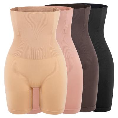 China New Waist Trainer Body Shapers Postpartum Elastic Butt Lift Antibacterial Shaper High Waist Shorts Slim Shaper for sale