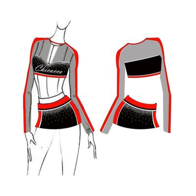 China Factory Direct Cheerleading Costumes Dance Costumes Full Performance Customized Cheerleading Culture S for sale