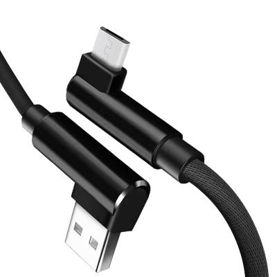 China High Quality Custom Mobile Phone Elbow Dual Mode Micro USB Charging Cable for sale