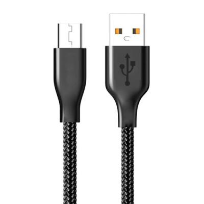 China PUJIMAX Mobile Phone Micro Cable USB Charger Nylon Fast Data Cables For Samsung Xiaomi Android USB Micro Mobile Phone Line for sale