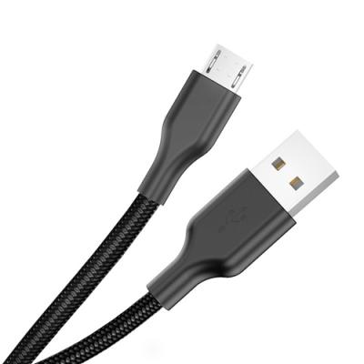 China Sync Strong Micro Nylon Cable Data Charging Mobile Phone USB Android Charging Line For Xiaomi Redmi Samsung Phone Accessories for sale