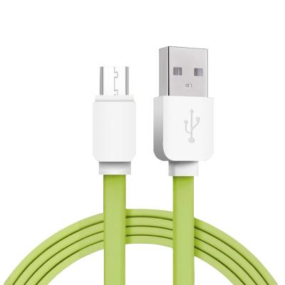 China Hot Selling Micro USB Flat Charger Band Mobile Phone Cable Fast Charging Android Line For Android Smartphone for sale