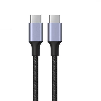 China PUJIMAX Mobile Phone Durable Fast 60W Type-C to Type-C Cable USB C Charging Nylon Cord for Xiaomi Samsung Huawei MoiblePhone for sale