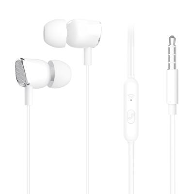 China PUJIMAX In-Ear Earphone With MIC 3.5mm Wired Line Control Sports Bass Earbuds Eheadset Handsfree Music Gaming For PC Phone Laptop for sale