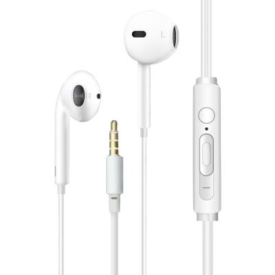 China In-Ear Handsfree Headphones 3.5mm Stereo Cable Earphone With Microphone In-Ear Base Earphone For Mobile Earphone for sale