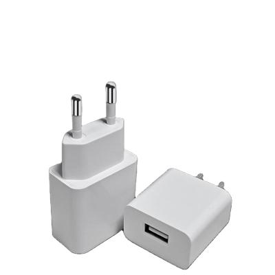 China Wholesale 1 USB Travel Charger Adapter Wall Plug Portable Mobile Phone EU/USA Smart Mobile Phone Charger for sale