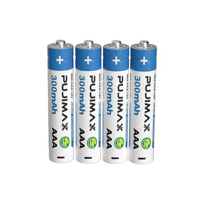 China PUJIMAX AAA Battery 300mah 1.2v High Quality Universal Rechargeable Battery with AAA Battery Box CE/FCC/ROHS Certifications for sale