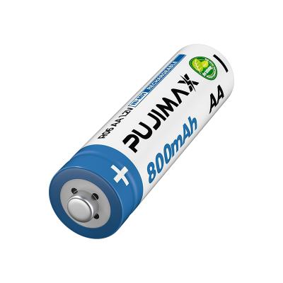 China PUJIMAX Wholesale 1.2V AA Rechargeable Battery 1 Pcs Longer Lasting 800mah Recharge Batteries For Camera Microphone Flashlight Toys for sale