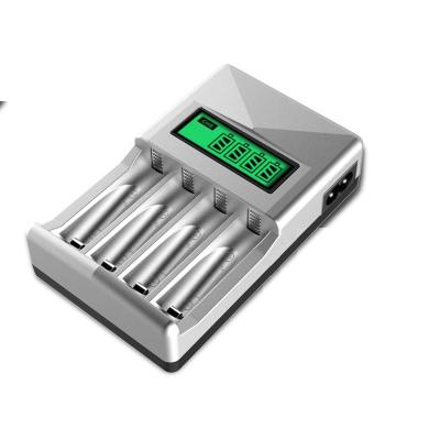 China Ni-mh/Ni-cd Battery PUJIMAX Best Selling Intelligent LED Top Display Battery Charger AA AAA Rechargeable Batteries Charge Tool for sale