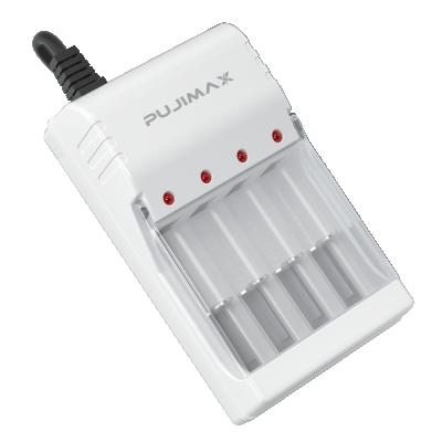 China PUJIMAX Ni-mh/Ni-cd Battery Wholesale 4 Slot Battery Net Charger For Ni-MH Ni-CD AAA AA Rechargeable Batteries for sale