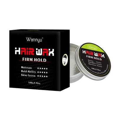 China Organic High Quality Long Lasting Scented Private Label Strong Hold Hair Wax For Men for sale