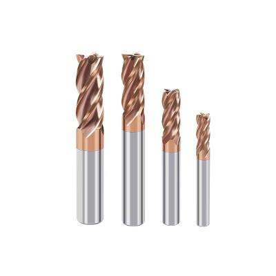 China Nano Coating CNC Milling Cutter Tungsten Steel Flat Milling Cutter For Aluminum Alloy for sale