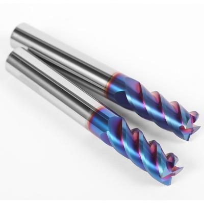 China Tungsten Carbide Milling Cutter Tool Nano Coating Milling Cutters For Steel for sale