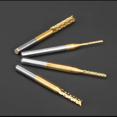 China Coated Corn Milling Cutter PCB Tungsten Steel Titanium Coated Milling Cutter for sale