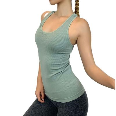 China High Quality Breathable GYM Sports Tank Top Yoga Wear Woman Top Custom OEM Fashionable Top for sale