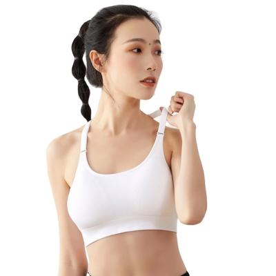 China Breathable Wholesale Custom Logo Sports Bra Top Sports Wear Women Bras for sale