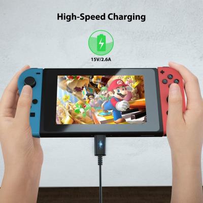 China Video Game Player Amazon Hot Sale 1.5m AC Fast Charging Adapter For Nintendo Switch Zelda Lite Type C Charger Base Charging for sale