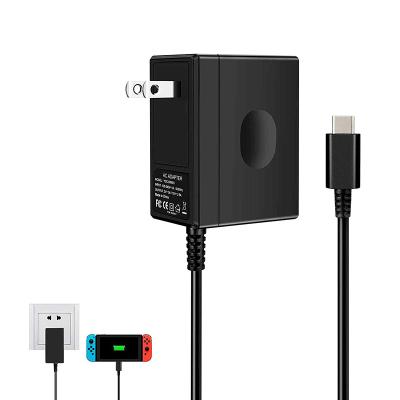 China Fast Chargering Video Game Player With 5FT USB Type C Cable 15V/2.6A Power Supply For Nintendo Switch Basic Charger for sale