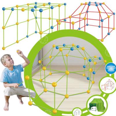 China Construction Toy Expand Children Imagination Brain Game Building Set Insert Beads Building Blocks Fort Building Kit Architecture Toys for sale