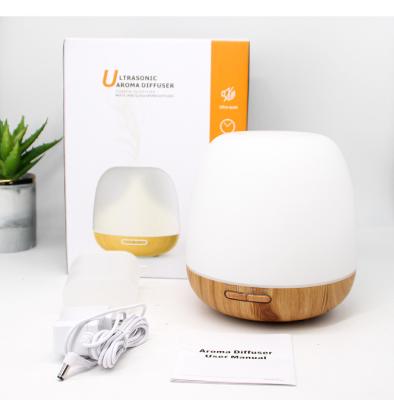 China HP-661Fragrance Household Ultrasonic Humidifier Commercial Deep Wood Grain Air Humidifier Tree Diffuser for sale