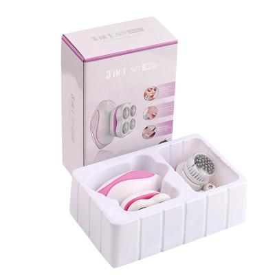 China Multifunctional car Three-in-One beauty massage instrument, face seal, lithium battery rechargeable shaver for sale