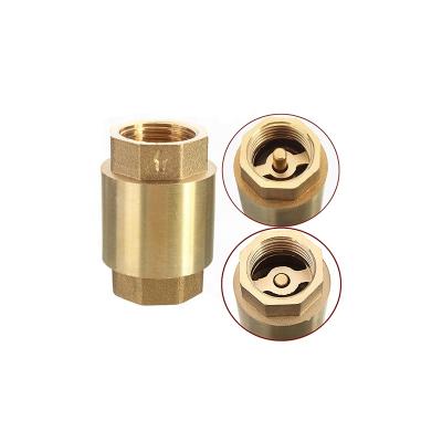 China General Brass Integrated Spring Vertical Check Valve For Copper Control for sale