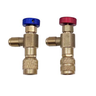 China Brass Safety Valve For R410a R22 Refrigeran Gas Stove High Pressure for sale