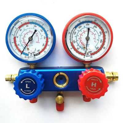 China Refrigerant Pressure Gauge r134a Refrigerant Manifold Pressure Gauge Flow Gauge for sale