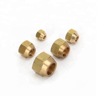 China air conditioning BRASS parts brass short spindle nut/forged fittings/brass fittings for sale