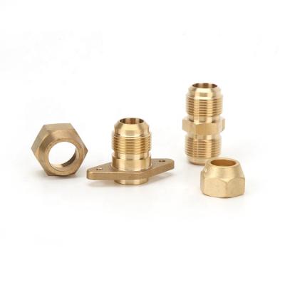 China Trade union for air condition refrigeration in brass flare fitting with equal shape for sale