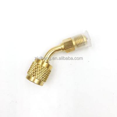 China Connect Pipes R410a Refrigerant Gaskets Joints / Brass Filling Adapter / R410a Conversion Joints for sale