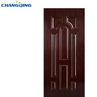 China Melamine Molded Interior Swing Door Wood Core HDF Swing Door for sale