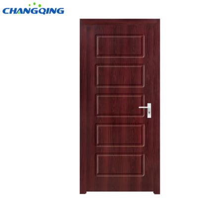 China Modern Interior Cheap MDF Hollow Door PVC Core Room Wooden Door Price for sale