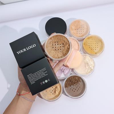 China Whitening Hot sale translucent luxury loose powder jar maquillaje talc free water proof fit me waterproof vegan shimmer setting powder for sale