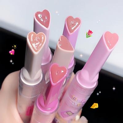 China Not easy to fade 2024 Solid Lipstick Shimmer Drewy Finish Lip Gloss Glitter Lip With 6 Colors Moisturizing Mirror Nourishes Long Lasting Lipstick for sale