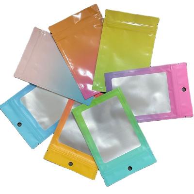 China OEM Recyclable Matte Ziplock Zipper Ziplock Packaging Bag Waterproof Biodegradable Frosted Plastic Bag For Clothing for sale