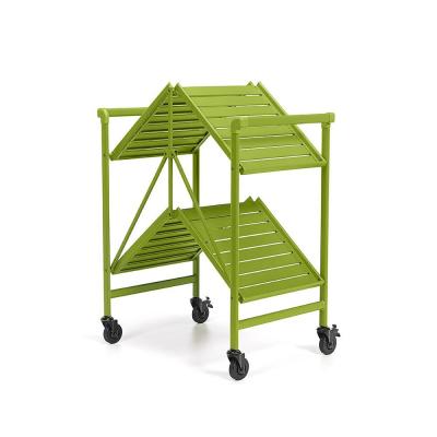 China Sustainable Indoor / Outdoor Folding Serving Cart for sale