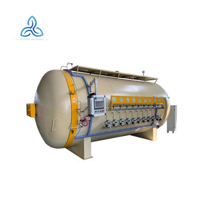 China Industrial Composite Material Autoclave ASME Carbon Fiber Oven Processing Horizontal Autoclave For Sale for sale