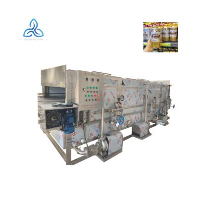 China Factory tunnel type beer pasteurizer for 650ml/330ml bottles/cans for sale