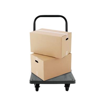 China Tools 200kg Plastic Foldable Platform Cart Hand Truck Cart 72.5*48.5*85cm for sale