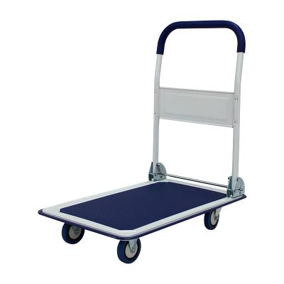 China Tools hot sale 300KG blue OEM folding hand trolley cargo cart x-trolley for sale